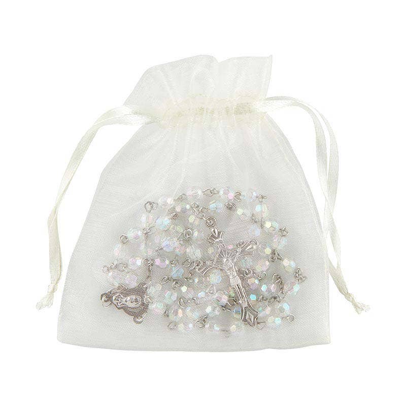Clear Bead Rosary