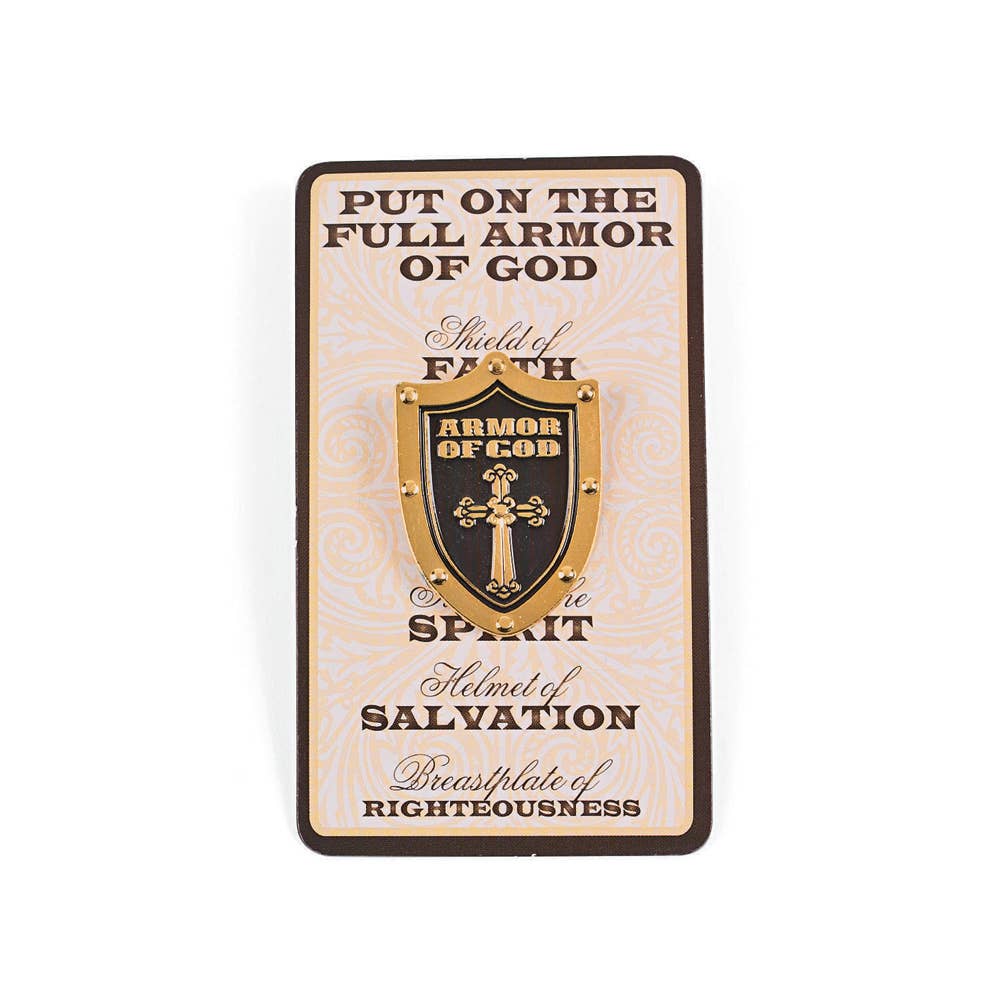 Lapel Pin - Armor of God - Pk 6