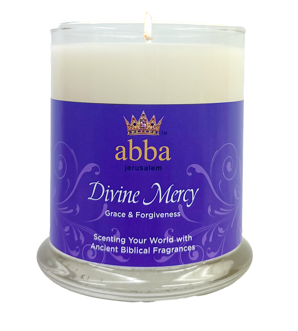 Divine Mercy 10oz Soy Blend Glass Candle