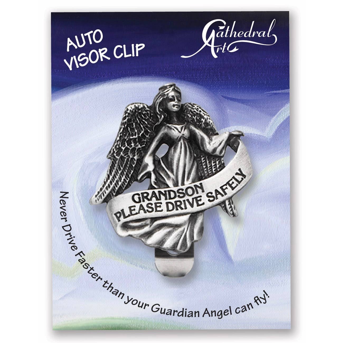 Grandson Angel Visor Clip