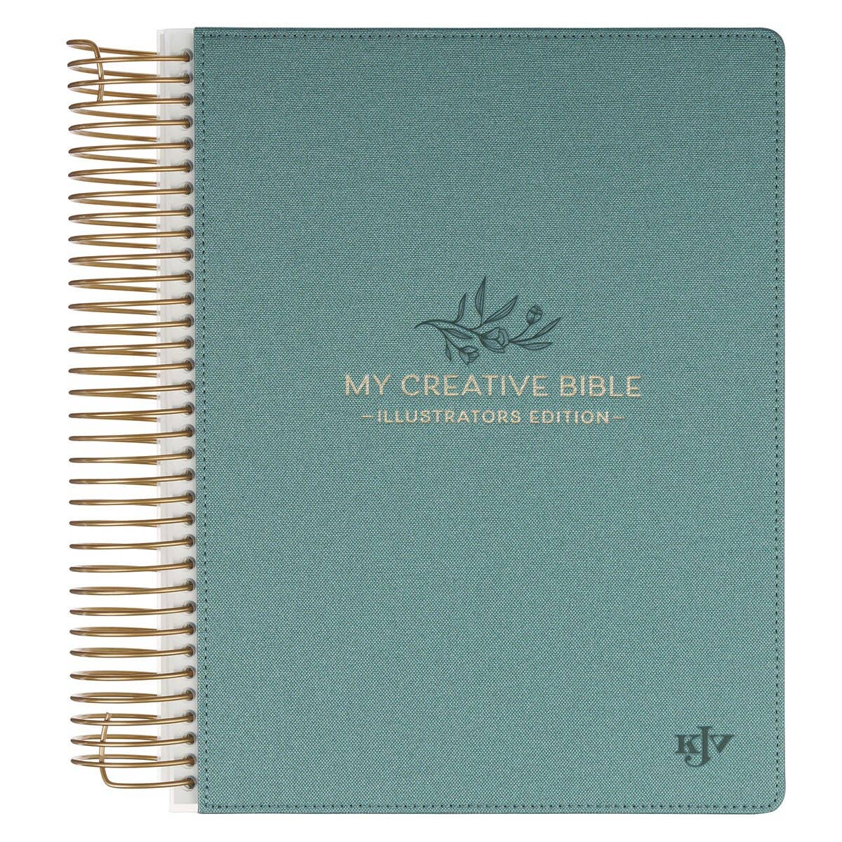 KJV My Creative Bible Teal Linen Hardcover