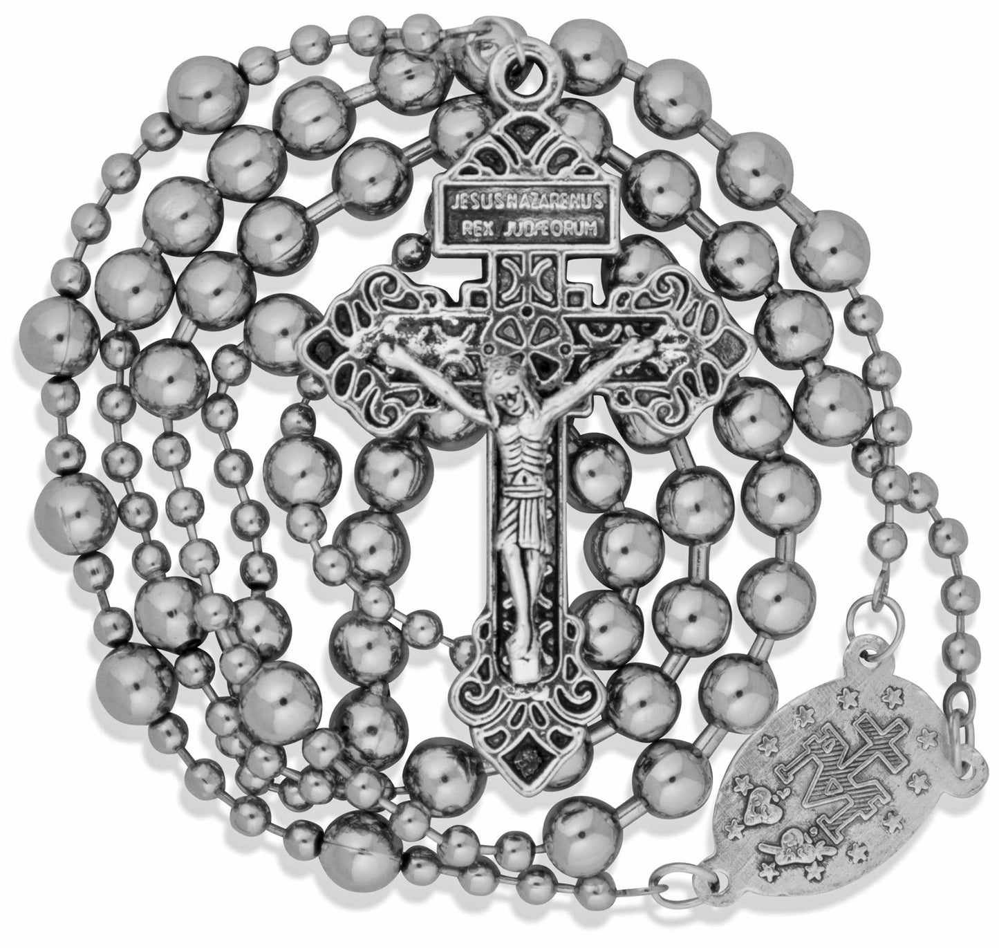 Soldier of God Chrome Military Rosary