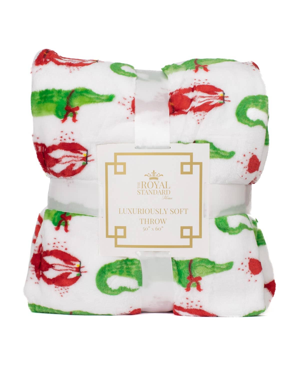 Cajun Christmas Throw Multi 50x60