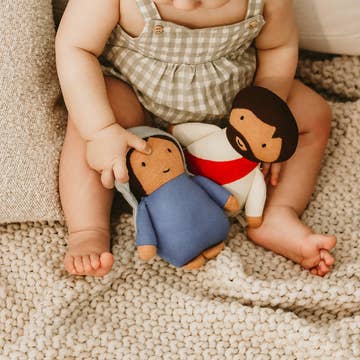 Jesus Plush Rattle Doll