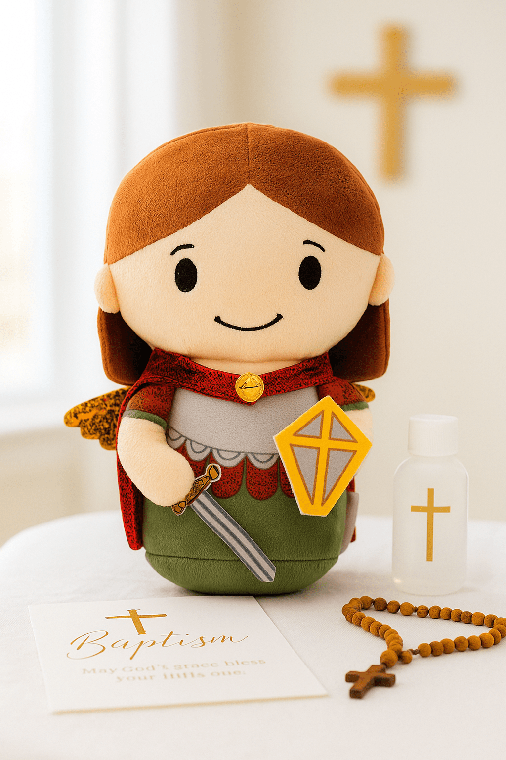 Saint Michael The Archangel Plush Doll