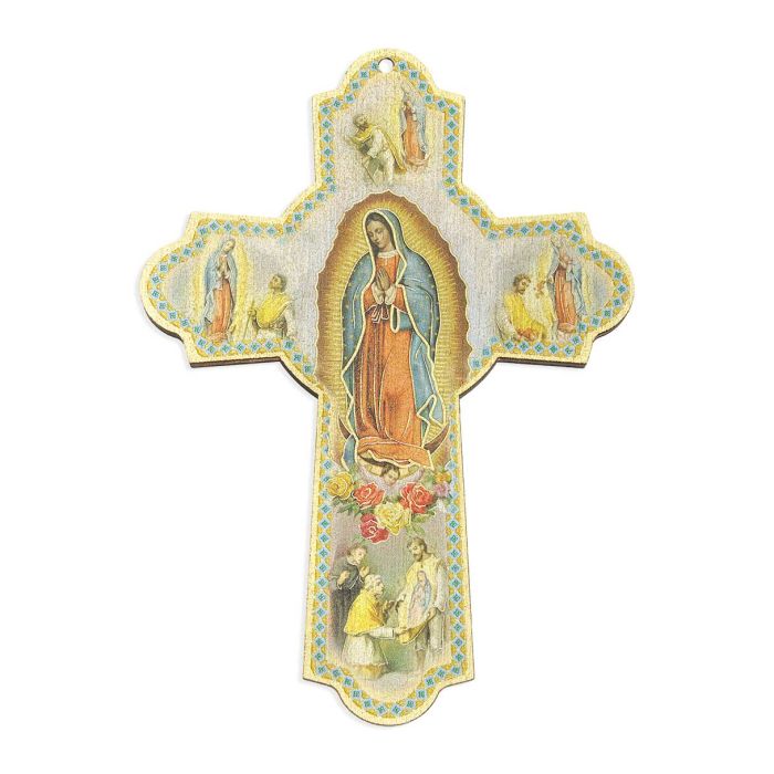 Our Lady of Guadalupe Wooden Wall Cross