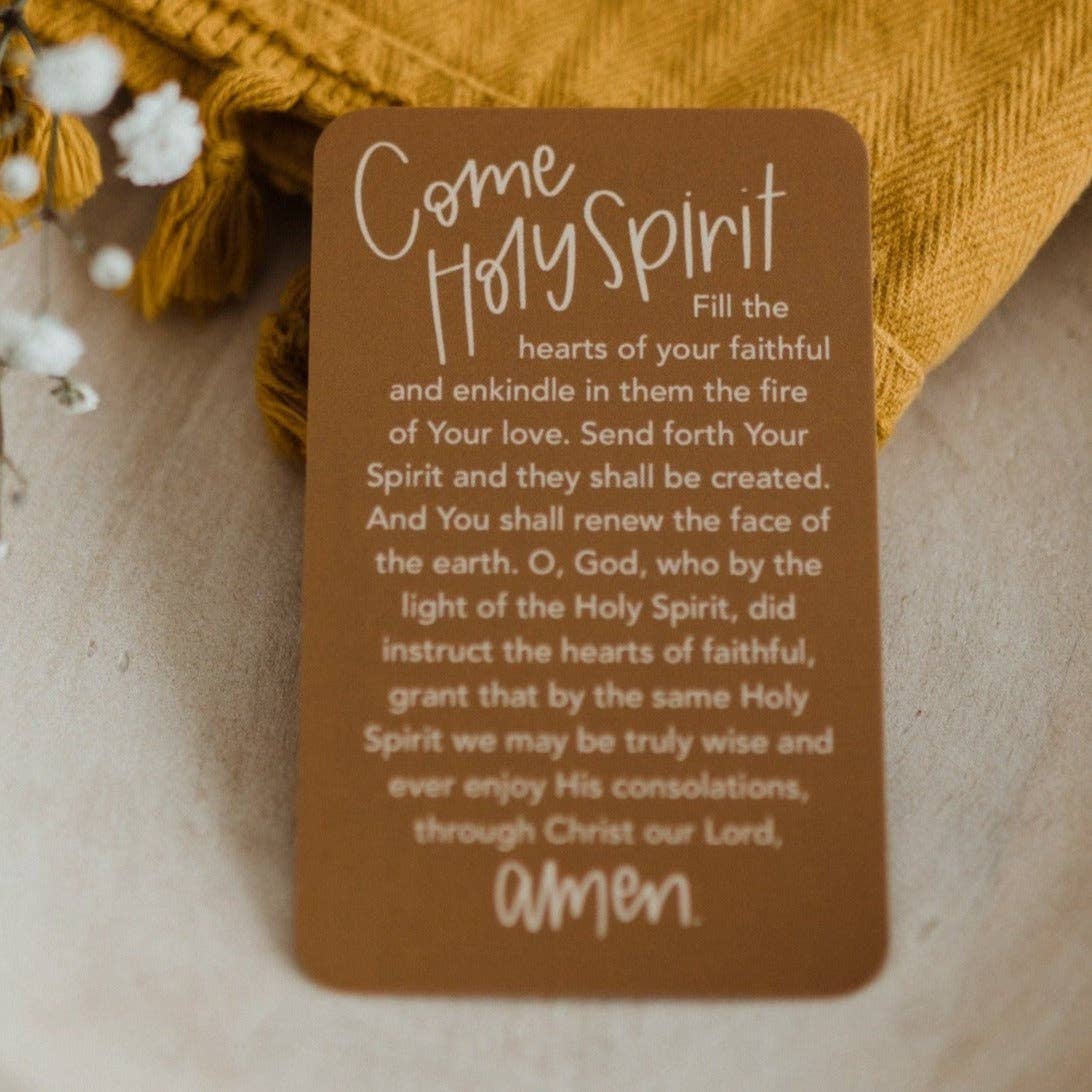 Come Holy Spirit Prayer Card