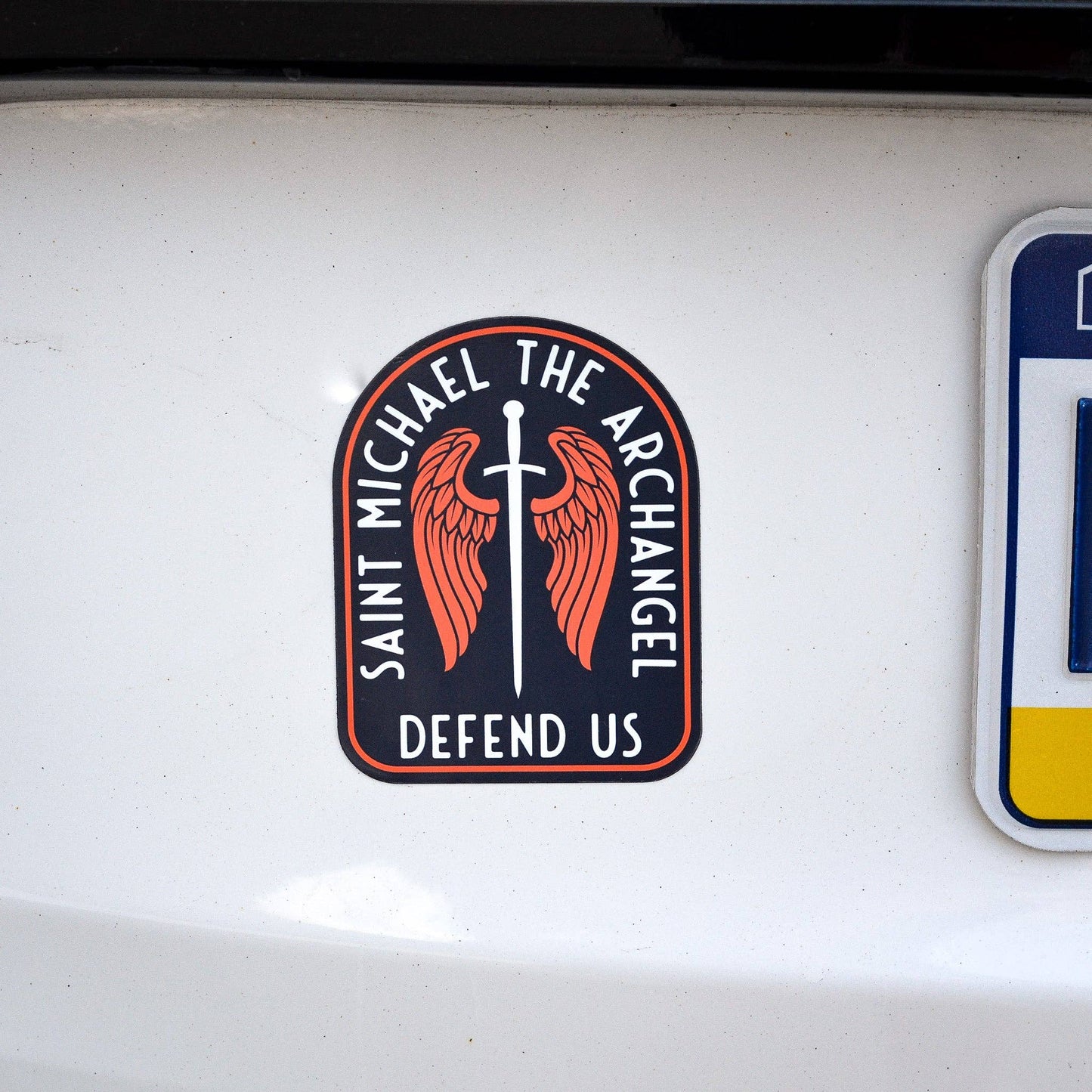 St. Michael Decal Magnet