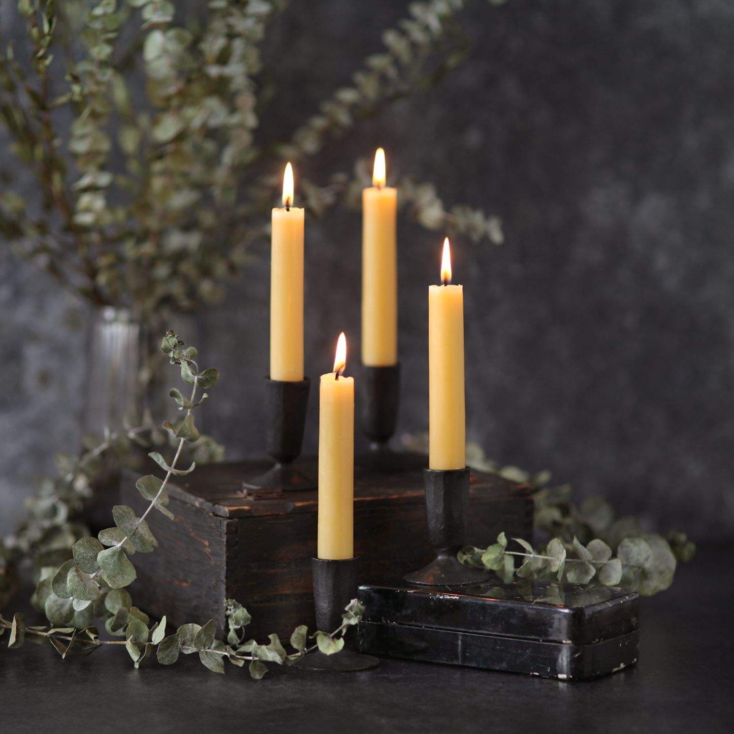 Taper Candles – 100% Pure Beeswax – 5” Hand-Dipped