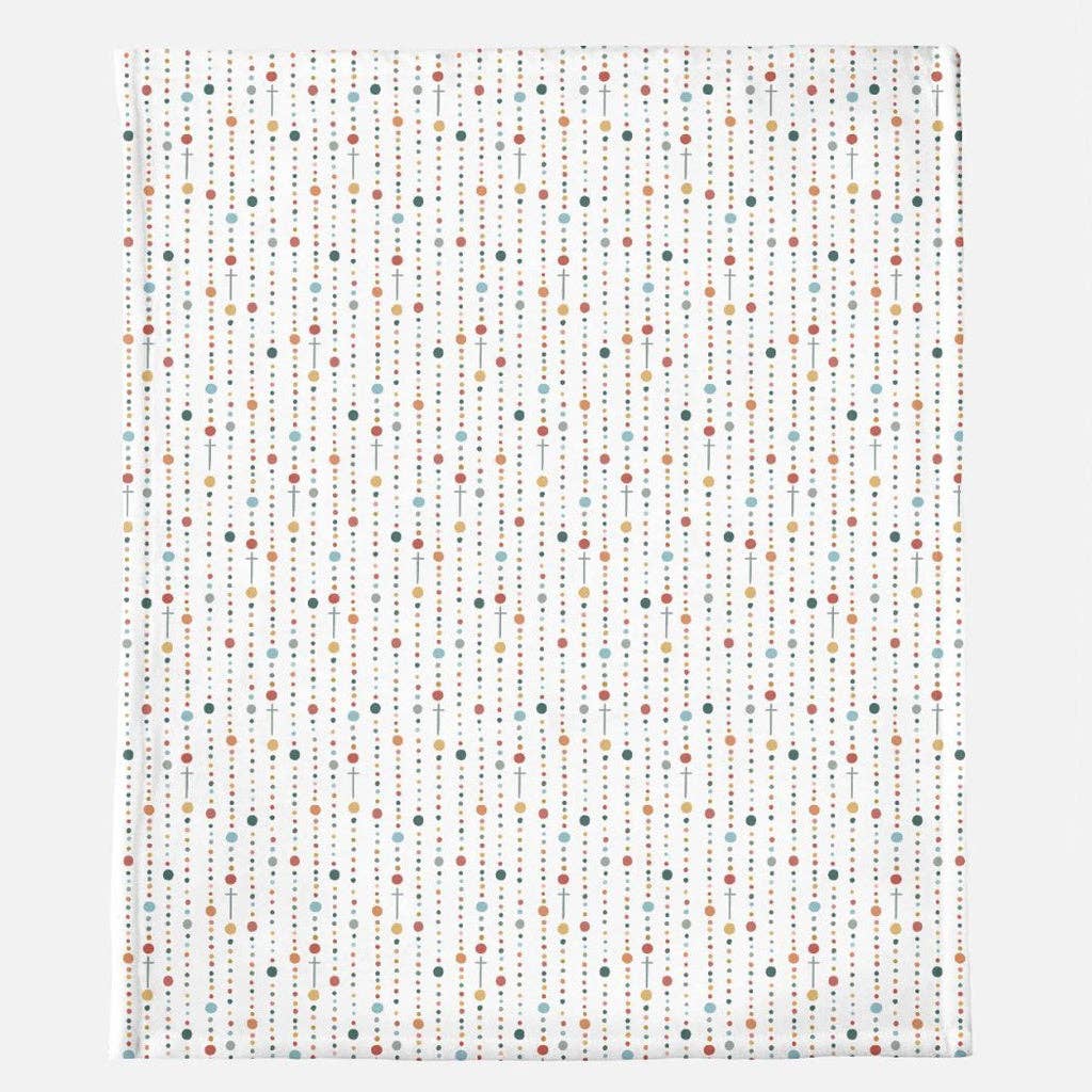 Rosary Dots Minky Blanket
