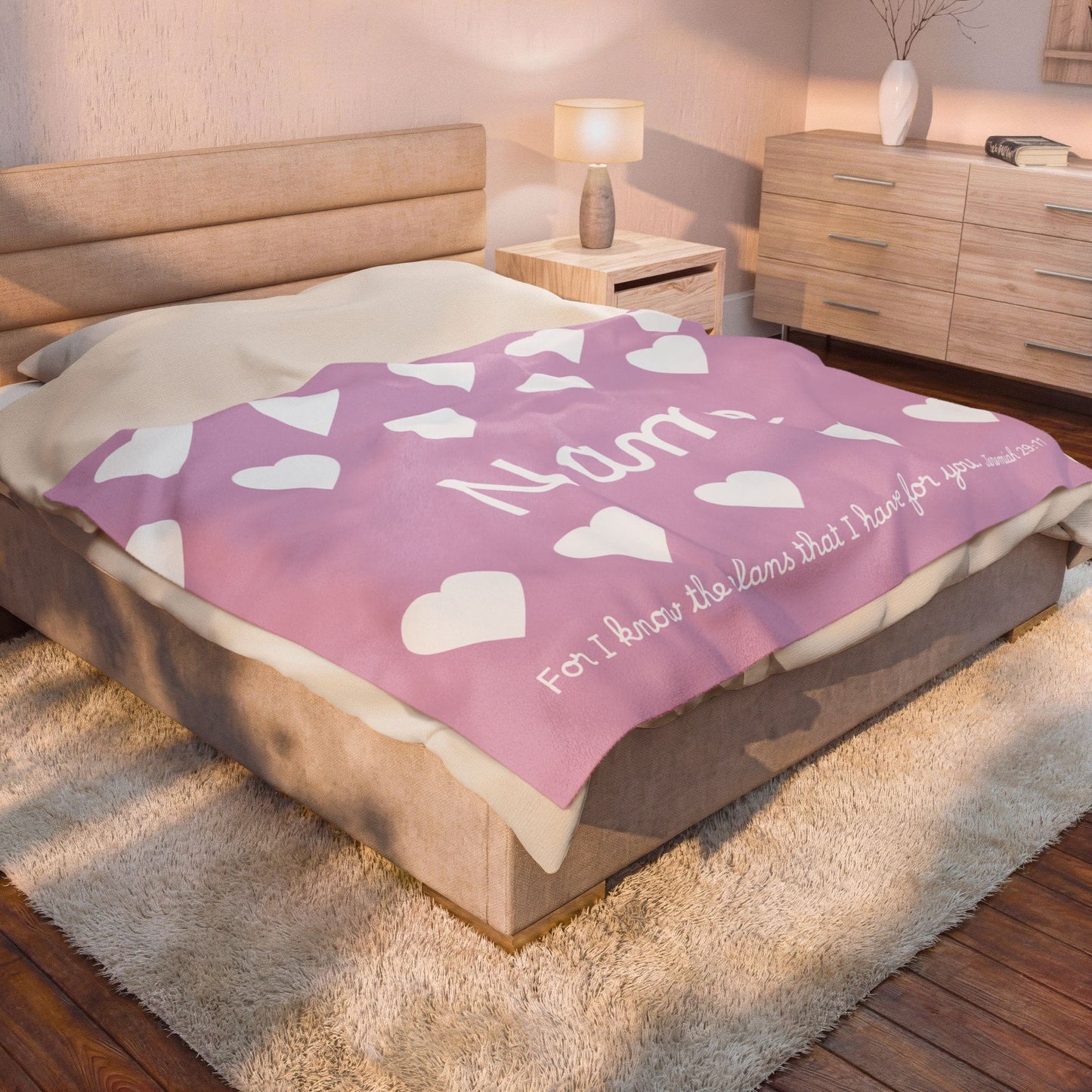 For I Know The Plans Personalized Blanky