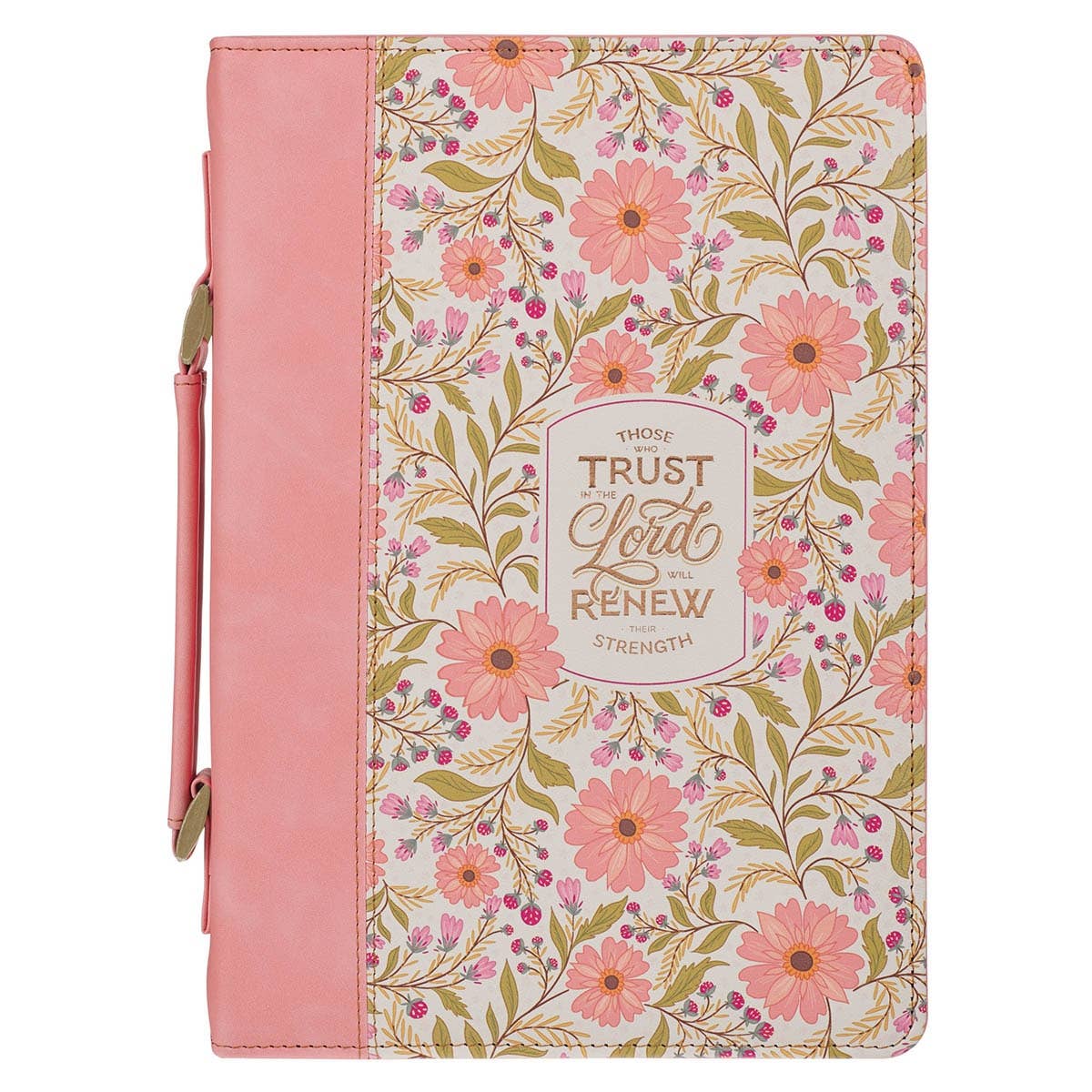 Bible Cover Fashion Floral Who Trust In The Lord Isa\ 40:31