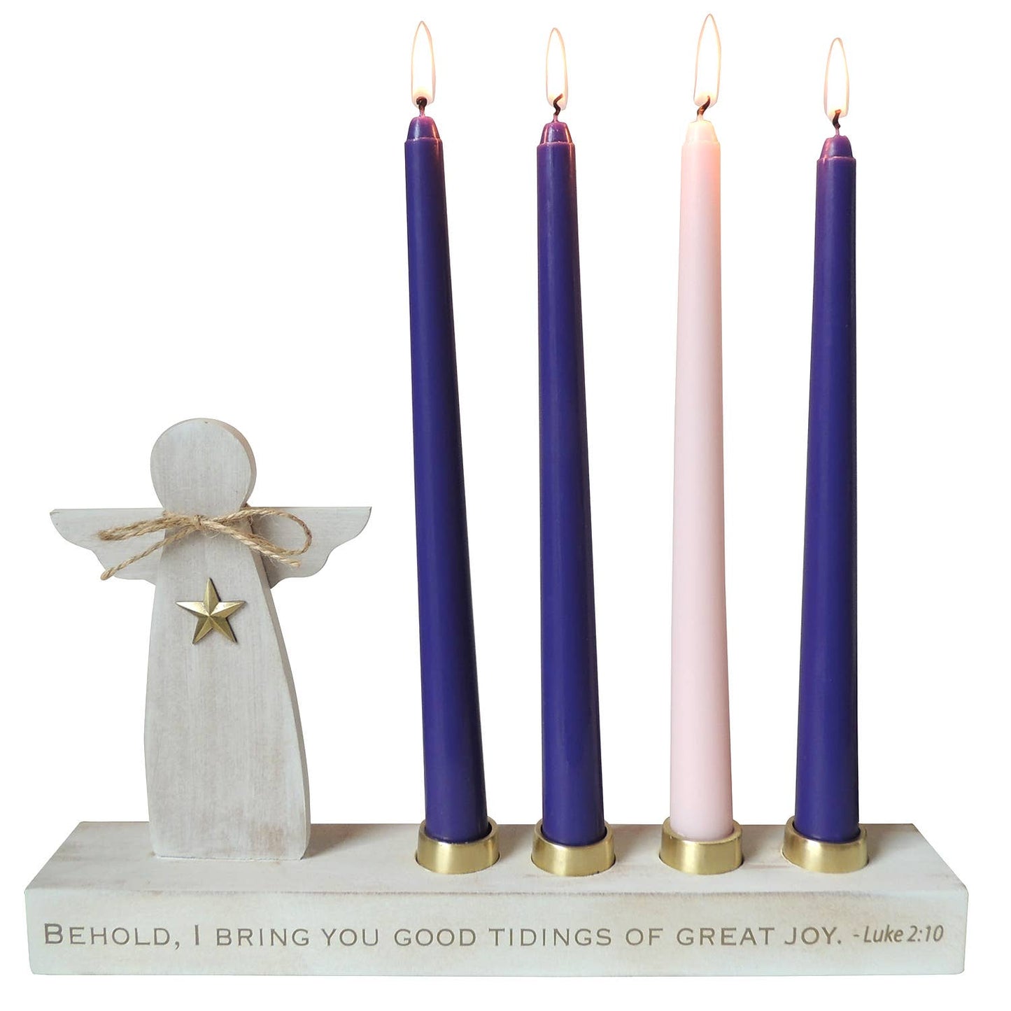 Angel Advent Candle Holder
