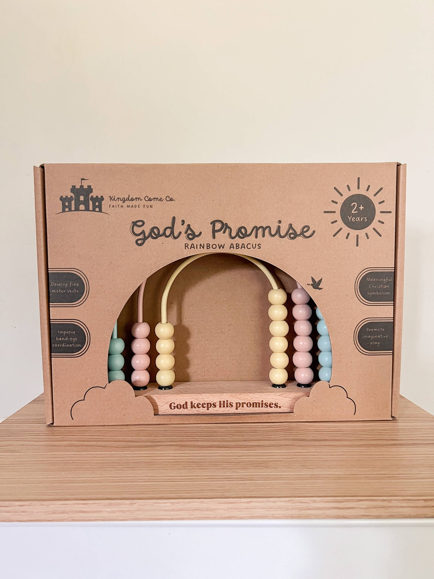 God’s Promise Wooden Rainbow Abacus