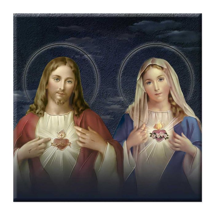 Sacred Hearts Ceramic Tile
