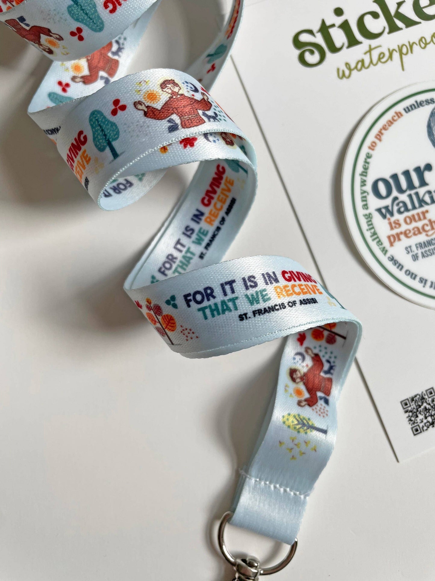 St. Francis of Assisi Lanyard & Catholic Gift