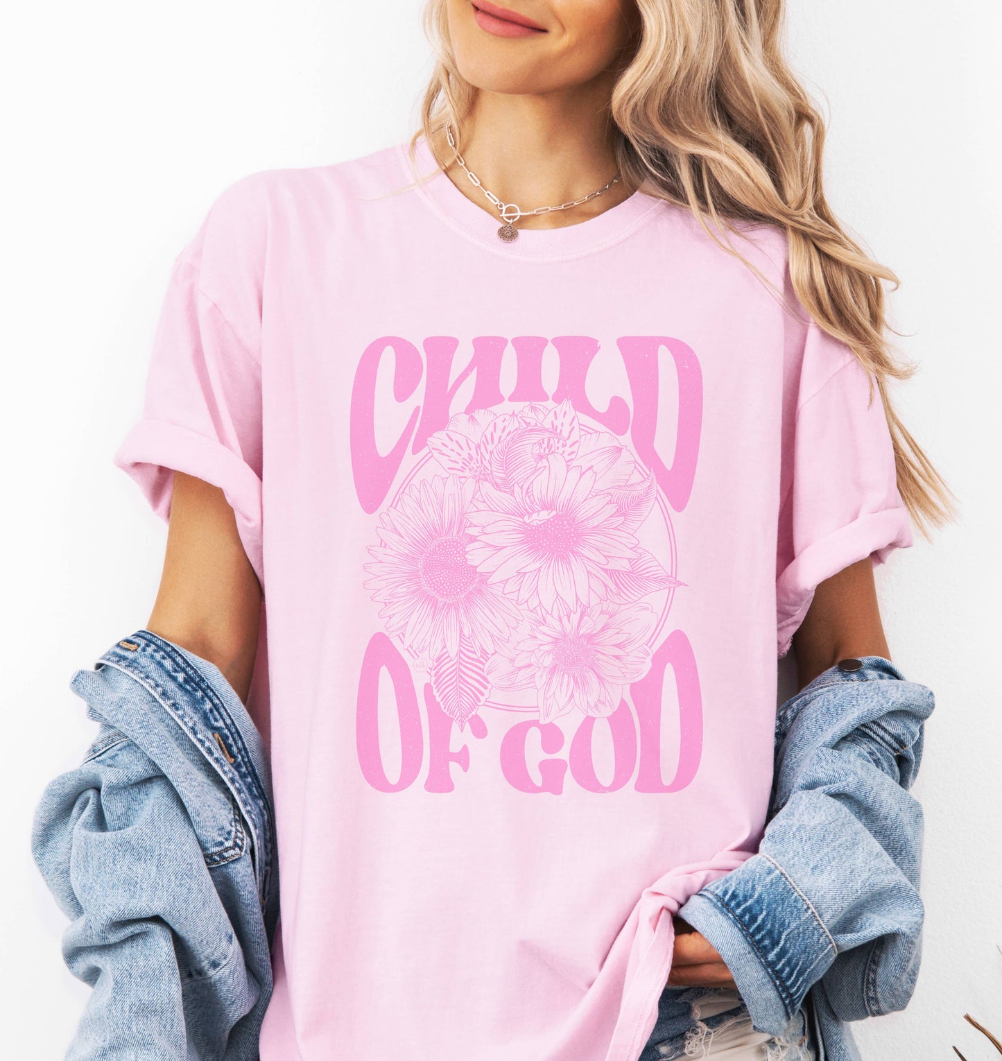 Child Of God Floral Graphic Tee