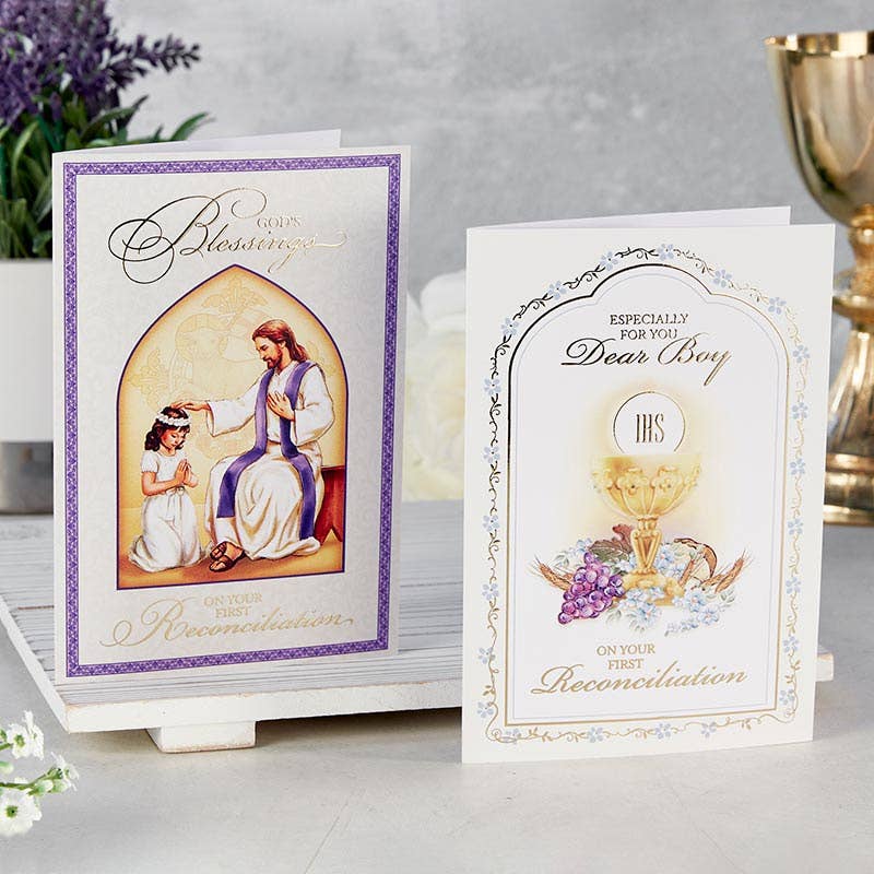 First Reconciliation Boy Card
