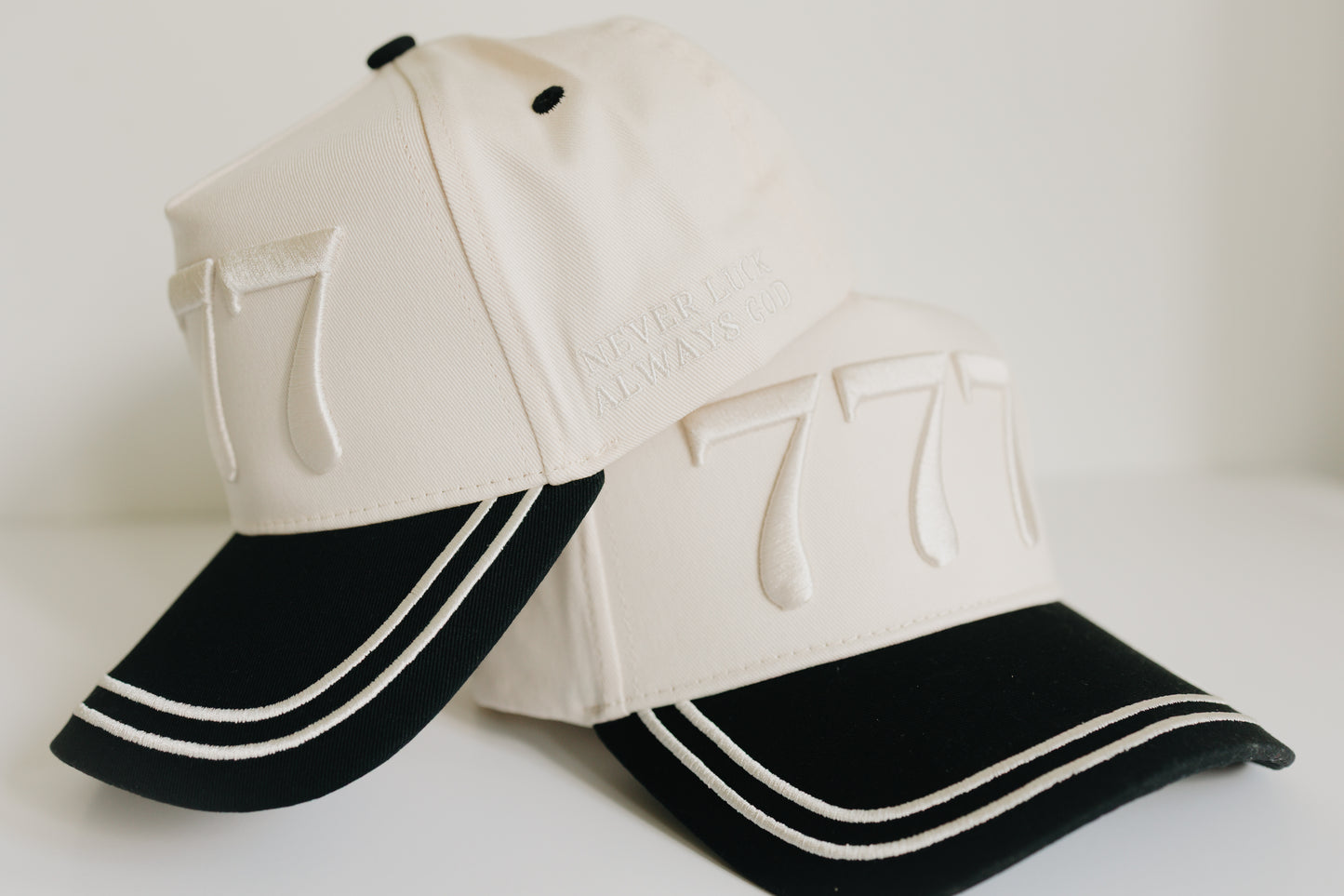 777 Cream Stripe Snapback Hat