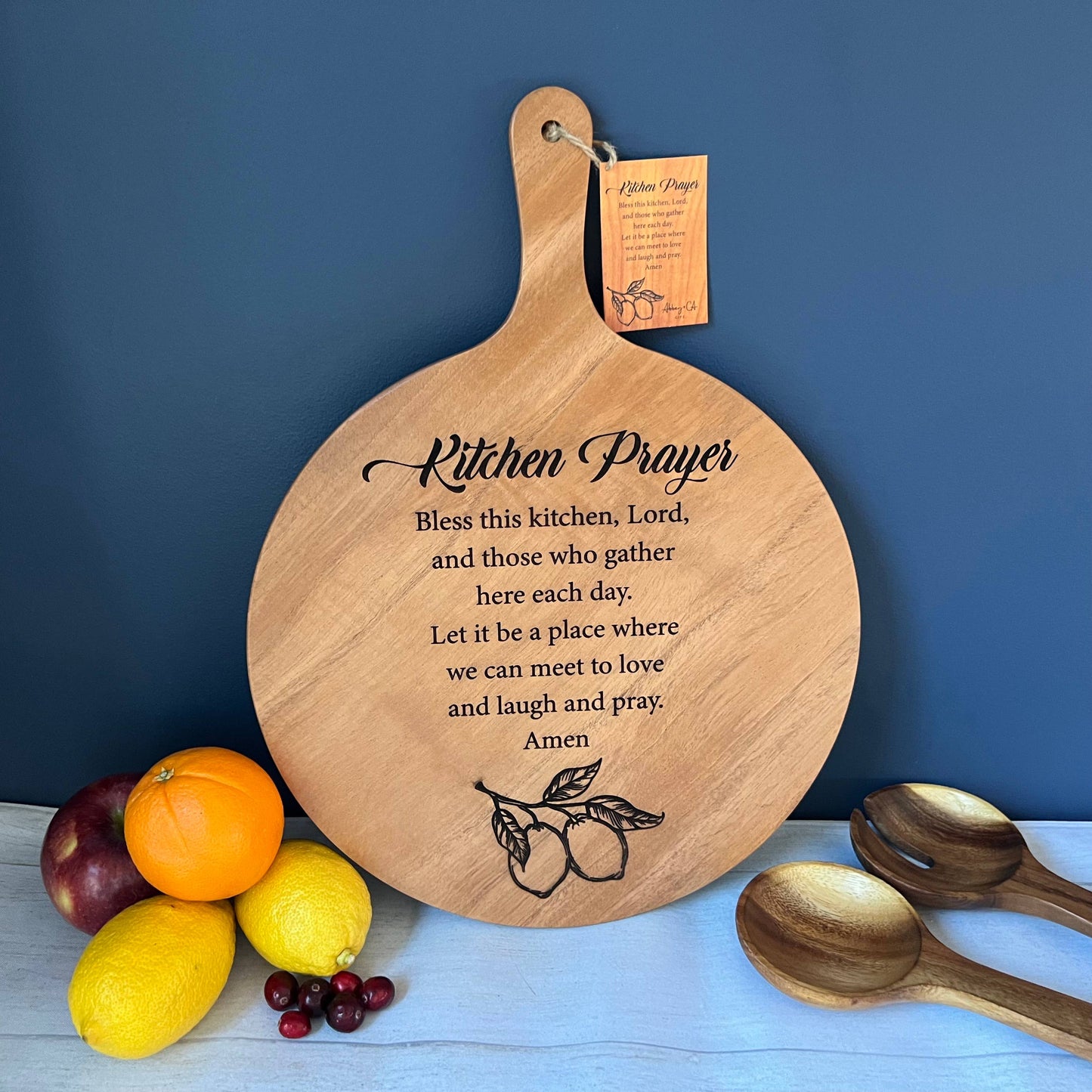 Kitchen Prayer Charcuterie Board