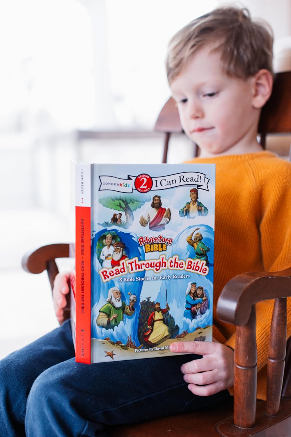 Adventure Bible Read Through the Bible: 8 Bible Stories for Early Readers (Level 2 I Can Read)