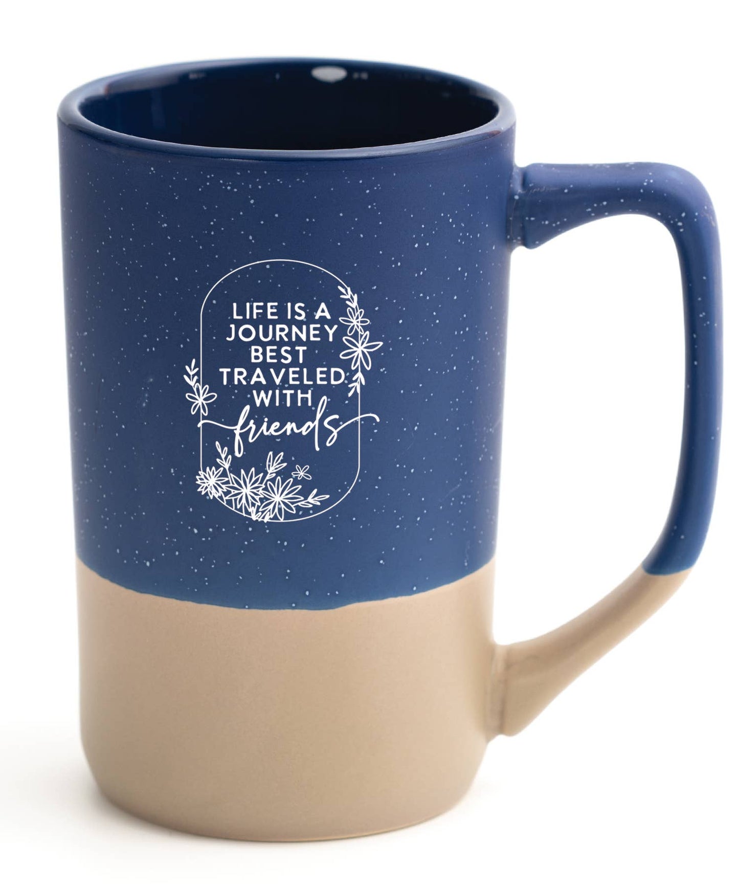 Life Is A Journey - Designer Mugs-Pebble