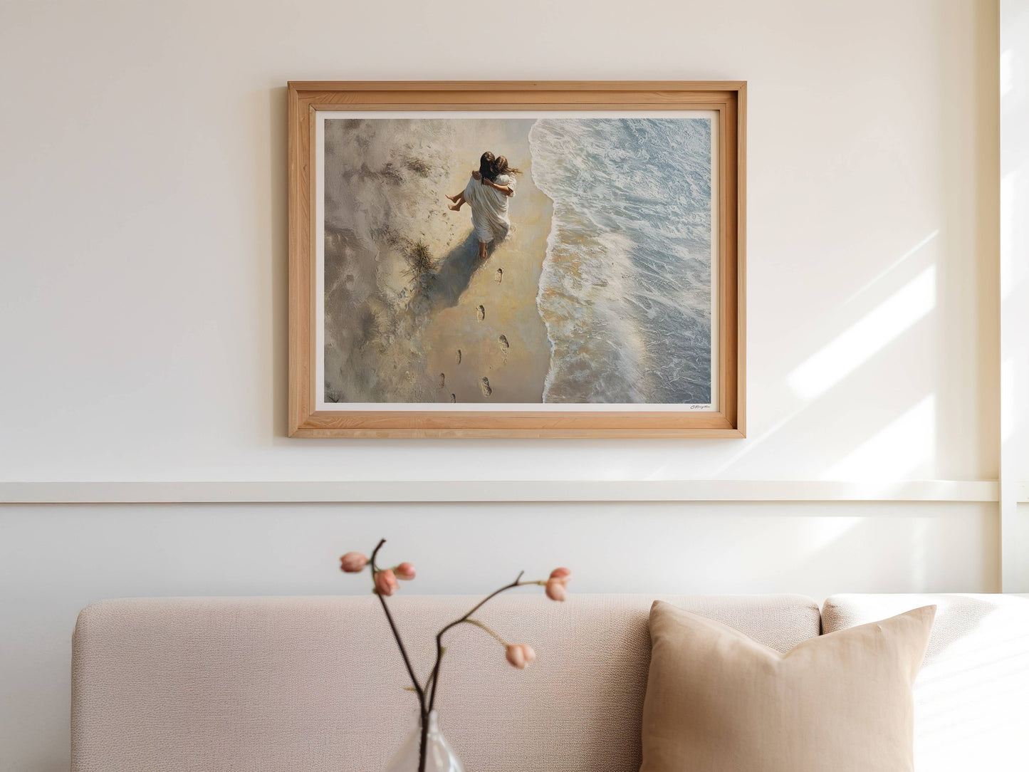 He Carried Me | Signed Handmade Art Print