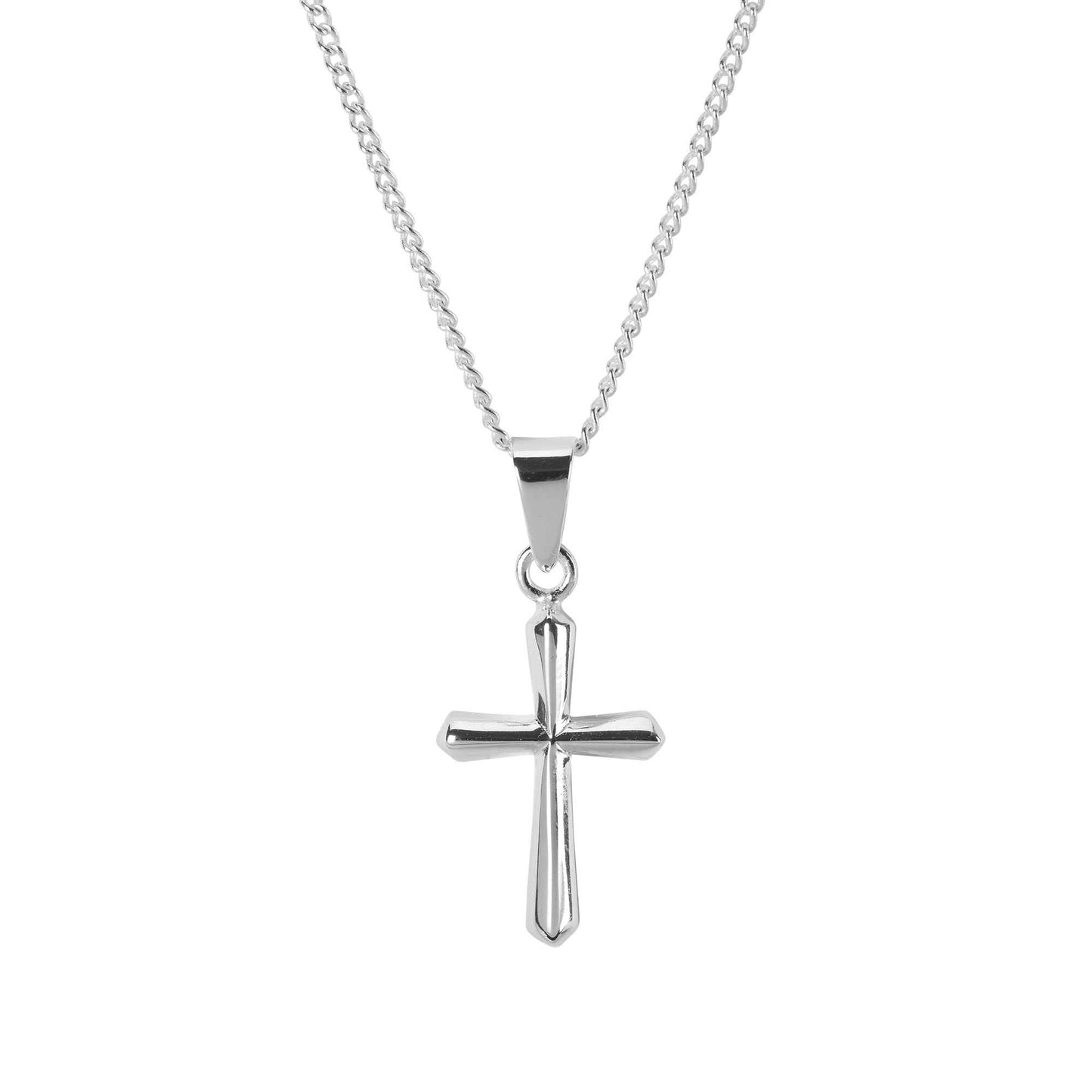 Necklace Cross Romans 8:39 18"