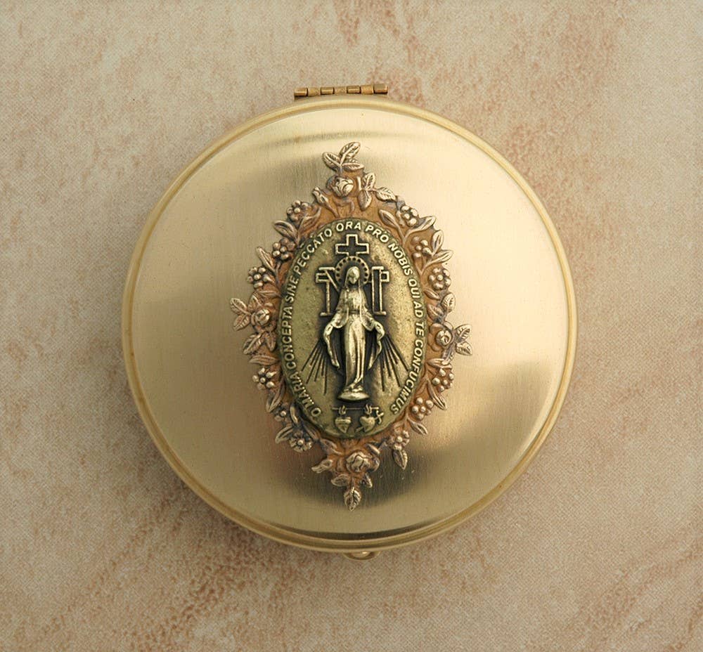 Vintage Collection Round Jewelry Organizer Box