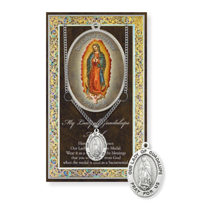 O Our Lady of Guadalupe Picture/ Medal Chain