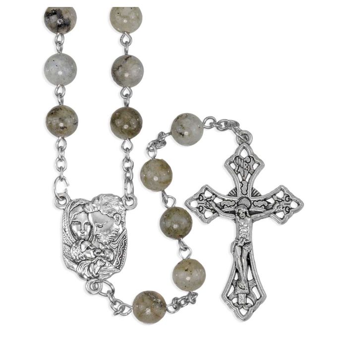 Labradprite Stone Rosary