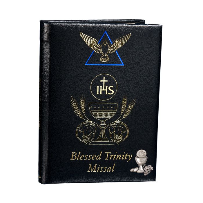 Blessed Trinity Missal with Antique Silver Chalice