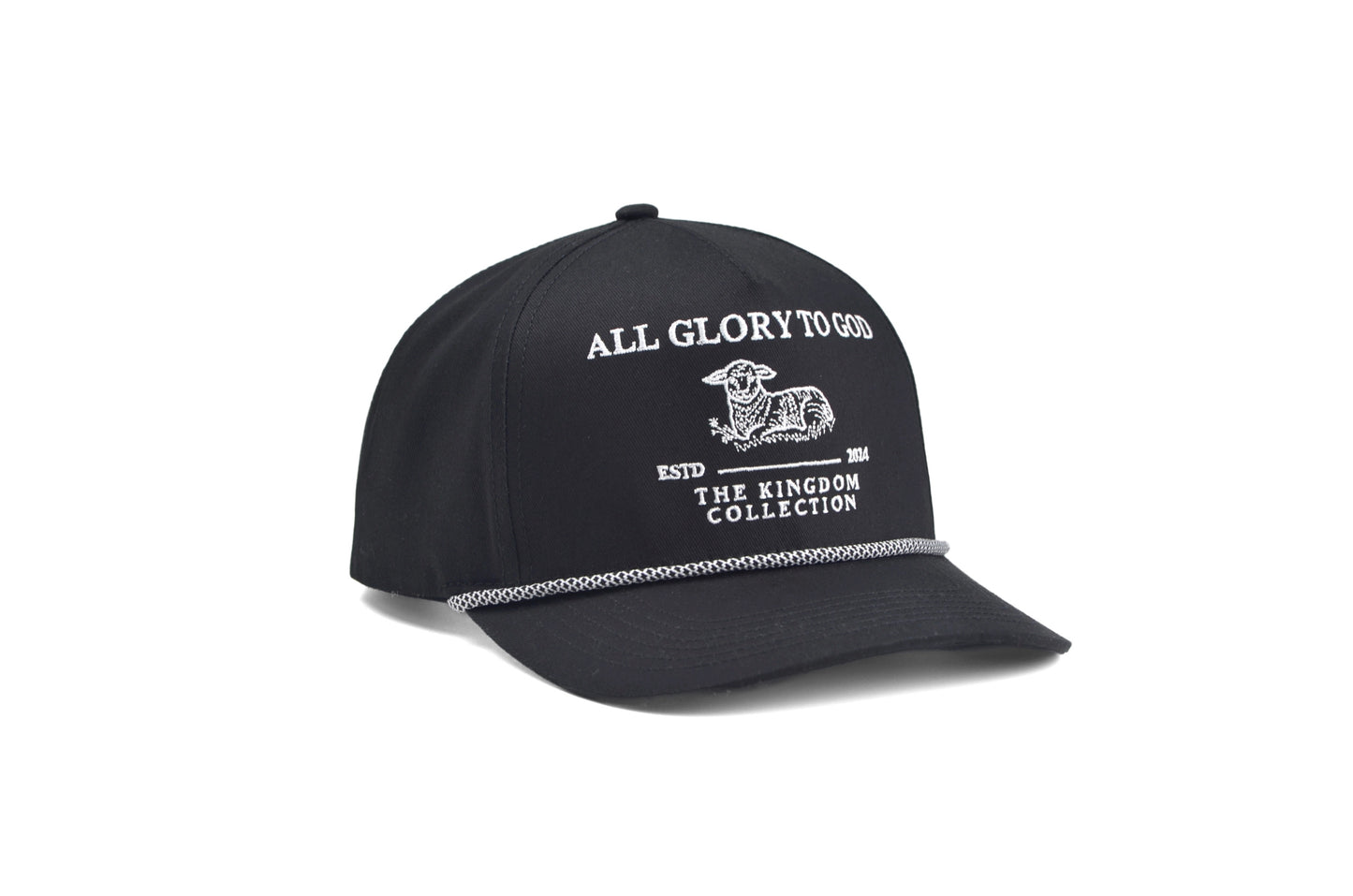 All Glory To God Rope Snapback Hat