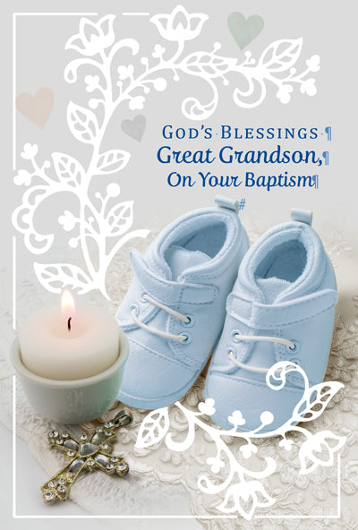 God's Blessings Great Grandson, on your Baptism