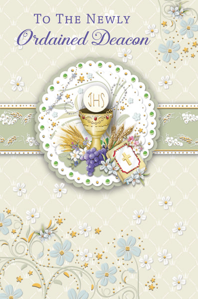 Deacon Ordination Card