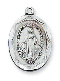 Sterling Silver Miraculous Medal