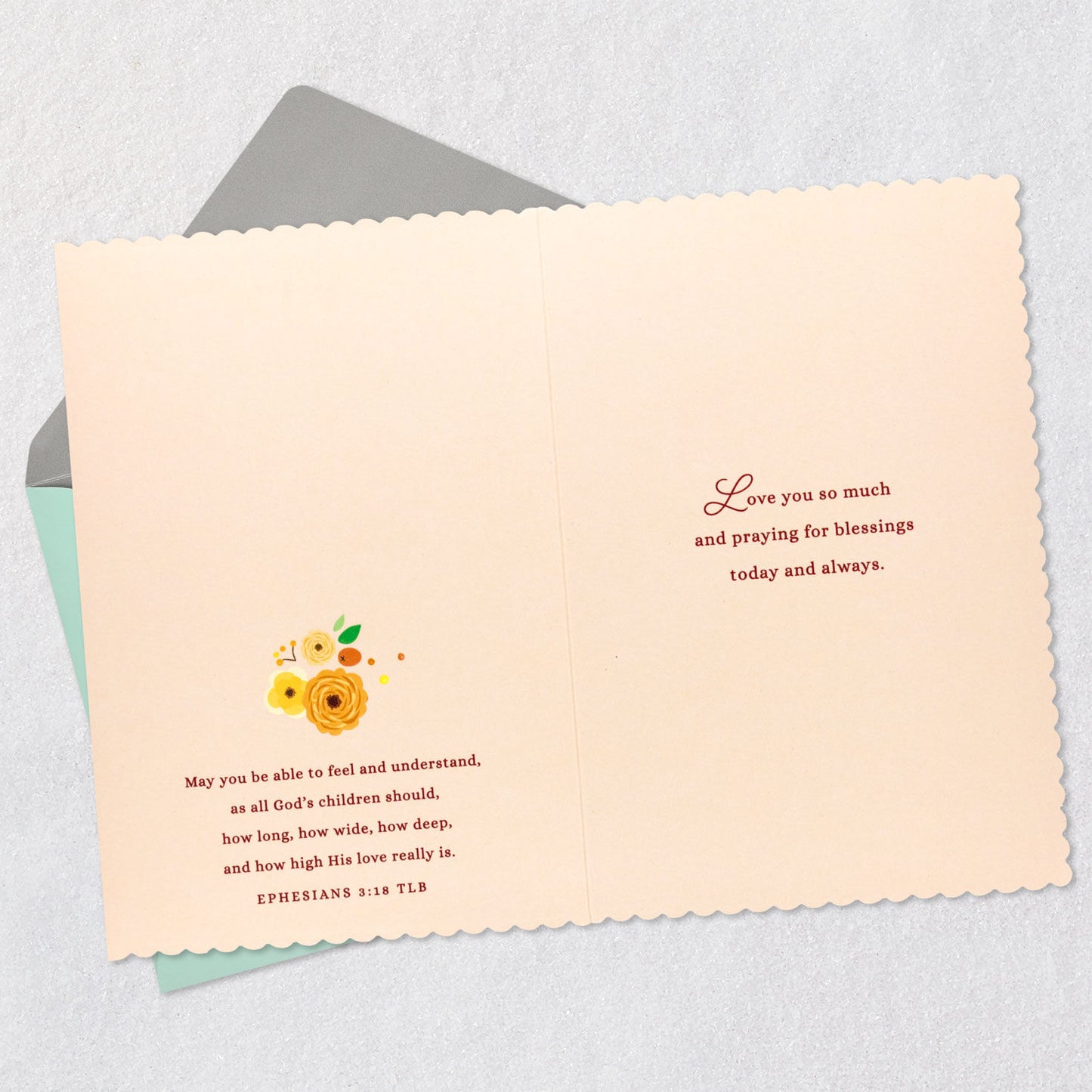 Confirmation Card Daughter