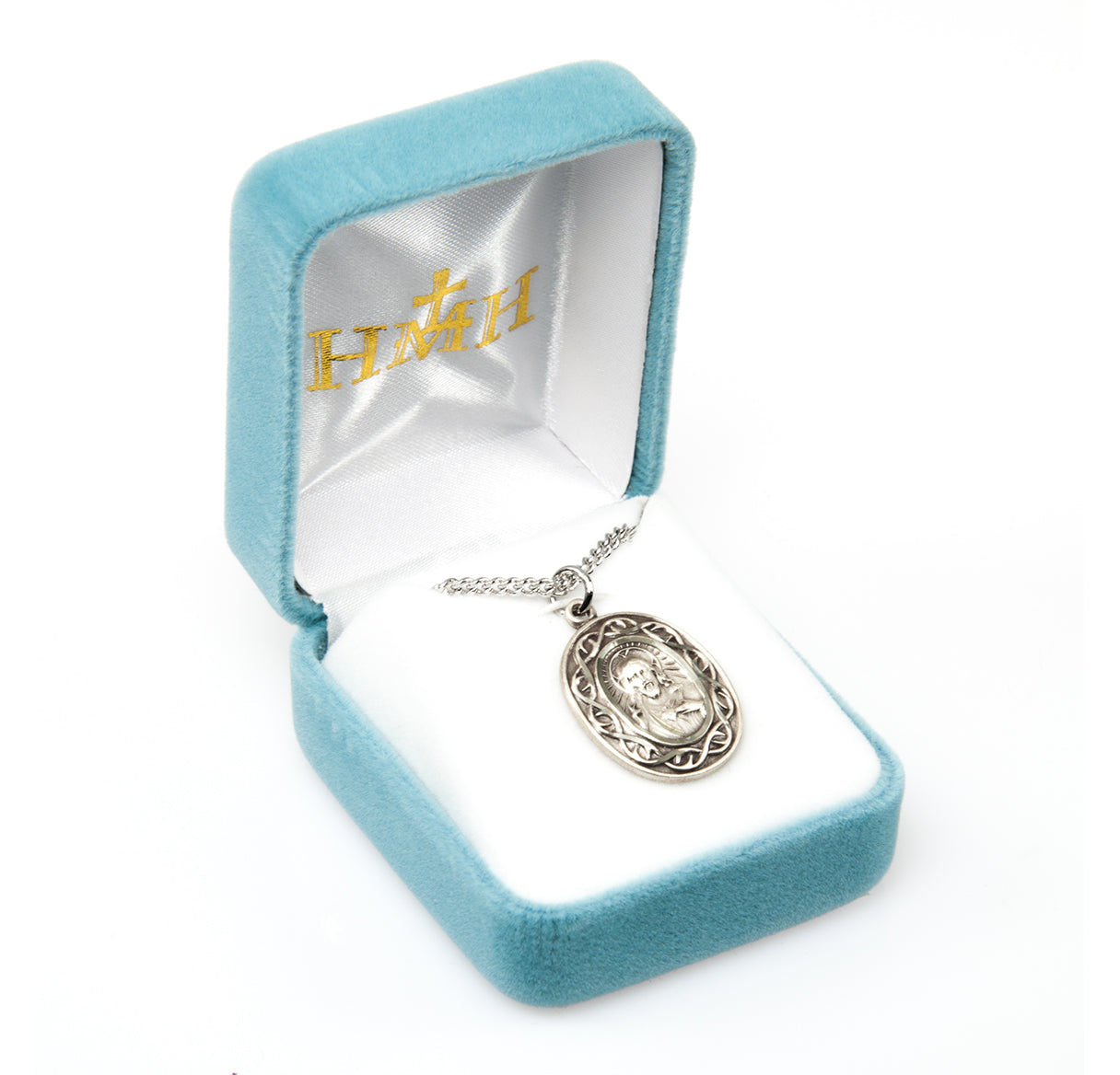 Sterling Silver Crown of Thorns Scapular Medal