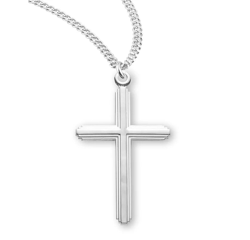 Sterling Silver Cross 20" Chain