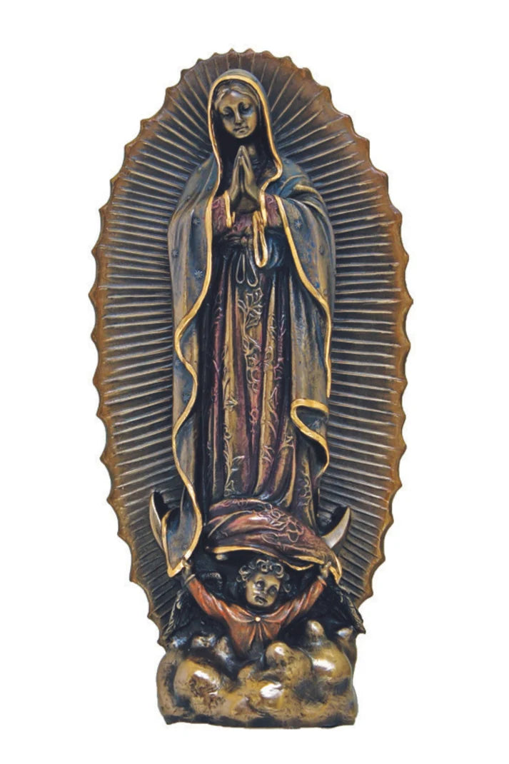 Our Lady of Guadalupe Bronze Statue