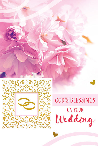 God's Blessings on Your Wedding Greeting Card