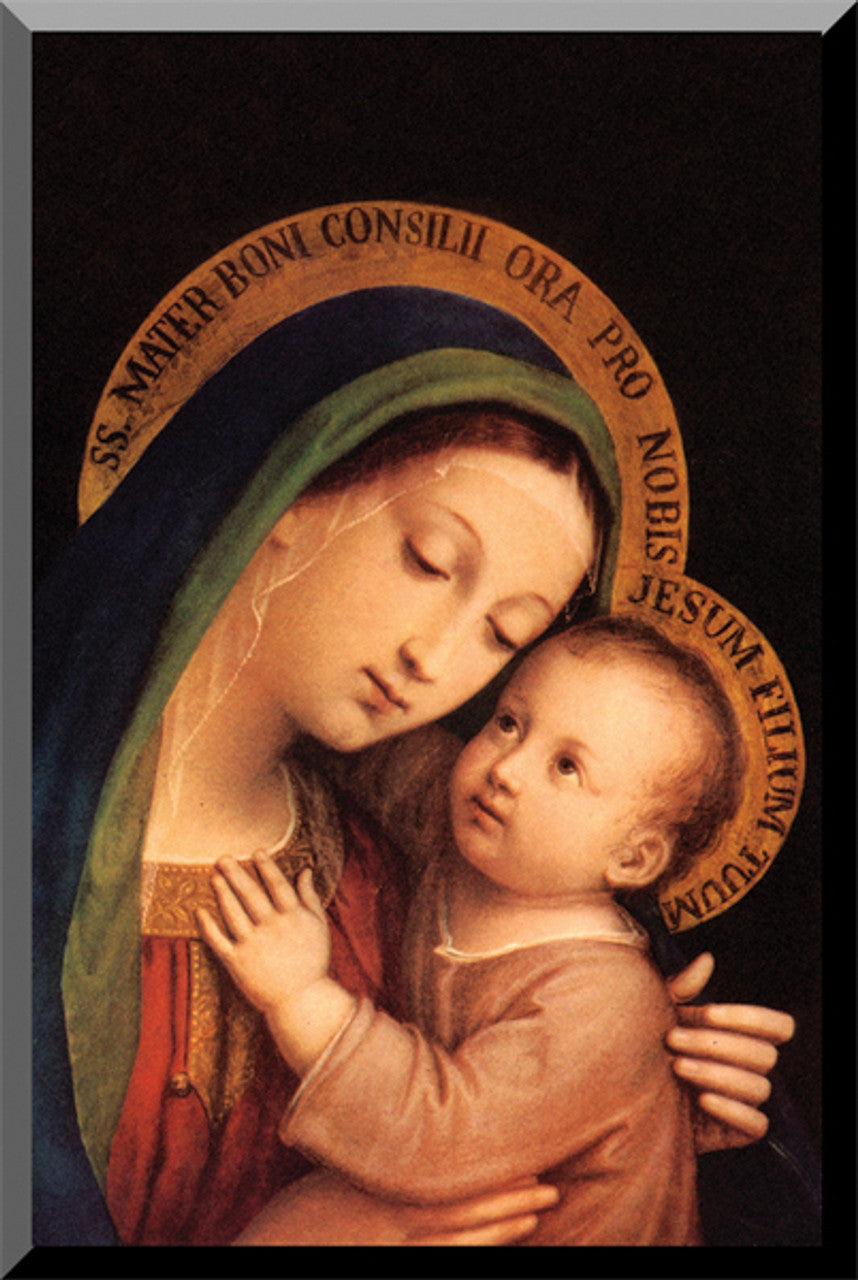 4"x6" Our Lady of Good Counsel Wall Plaque