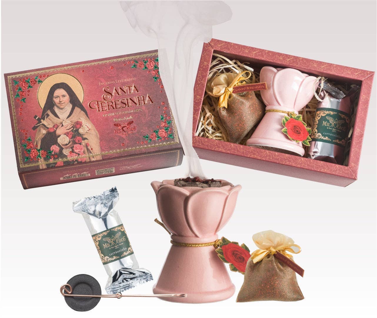 Saint Therese of Lisieux Prayer Kit — Rose, Floral