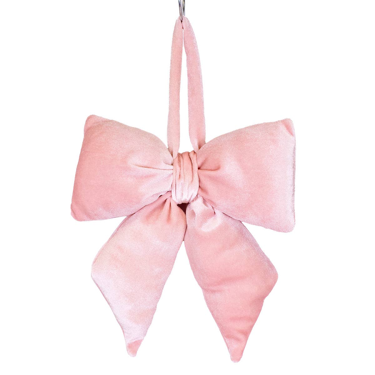 Evelyn Bow Ornament Light Pink 5x7.5x1