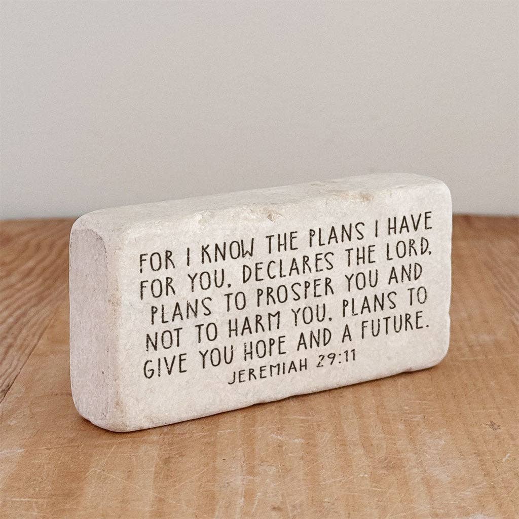 503 | Jeremiah 29:11 Stone Block