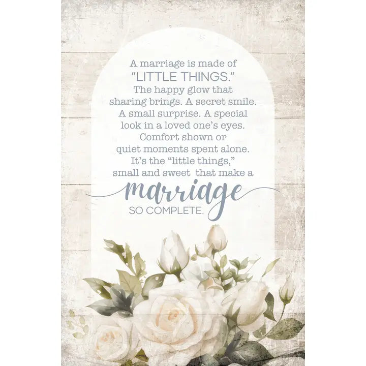 A Marriage - Mini Blessings 4X6