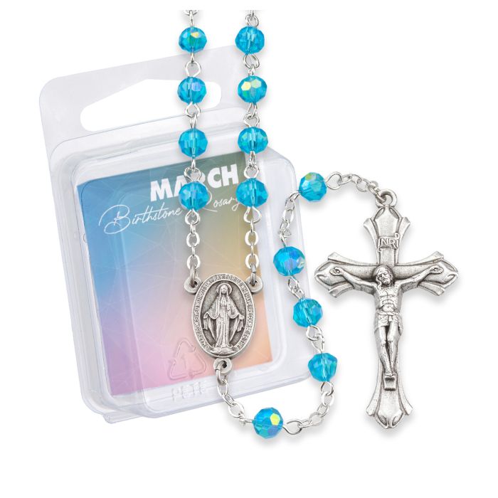 Birthstone Rosary MAR