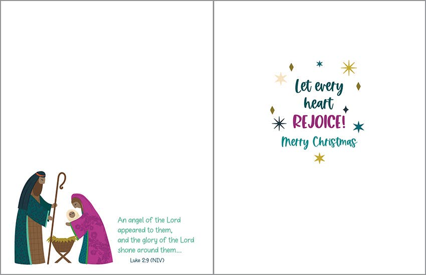 Scripture Christmas Card - Joy to the World