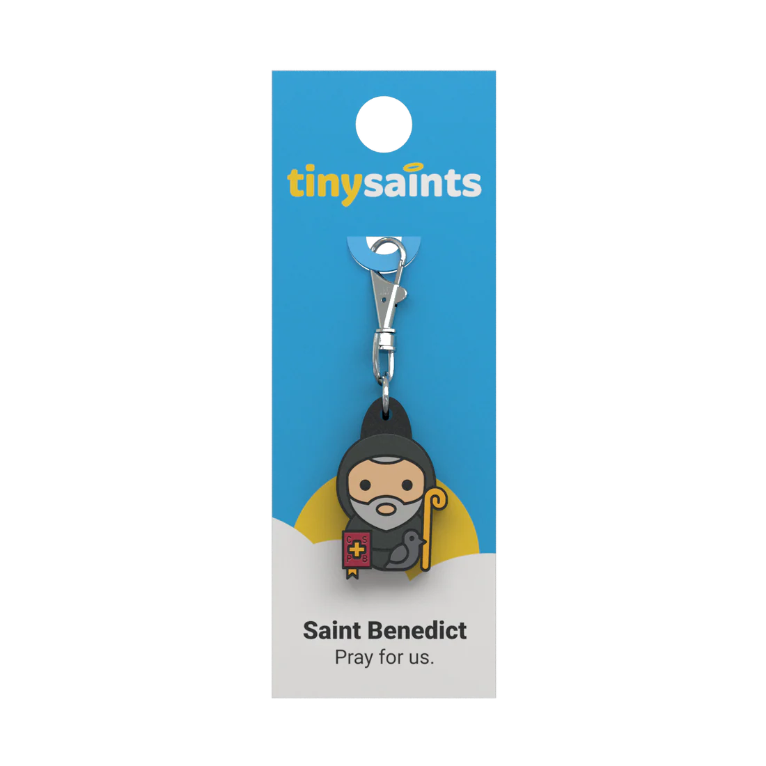 Tiny Saints Charm Saint Benedict