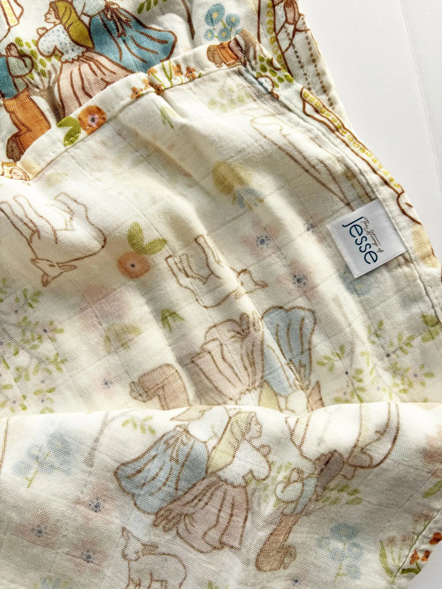 Our Lady of Fatima Muslin Deluxe Swaddle I Catholic Gift